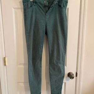 Liverpool Teal Skinny Jeans